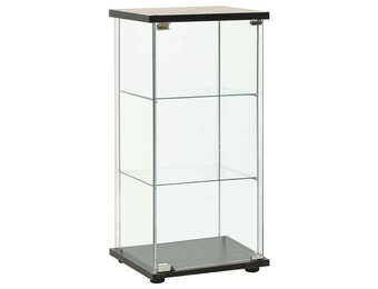 VidaXL Vitrinekast Gehard Glas Zwart - 45% Korting!