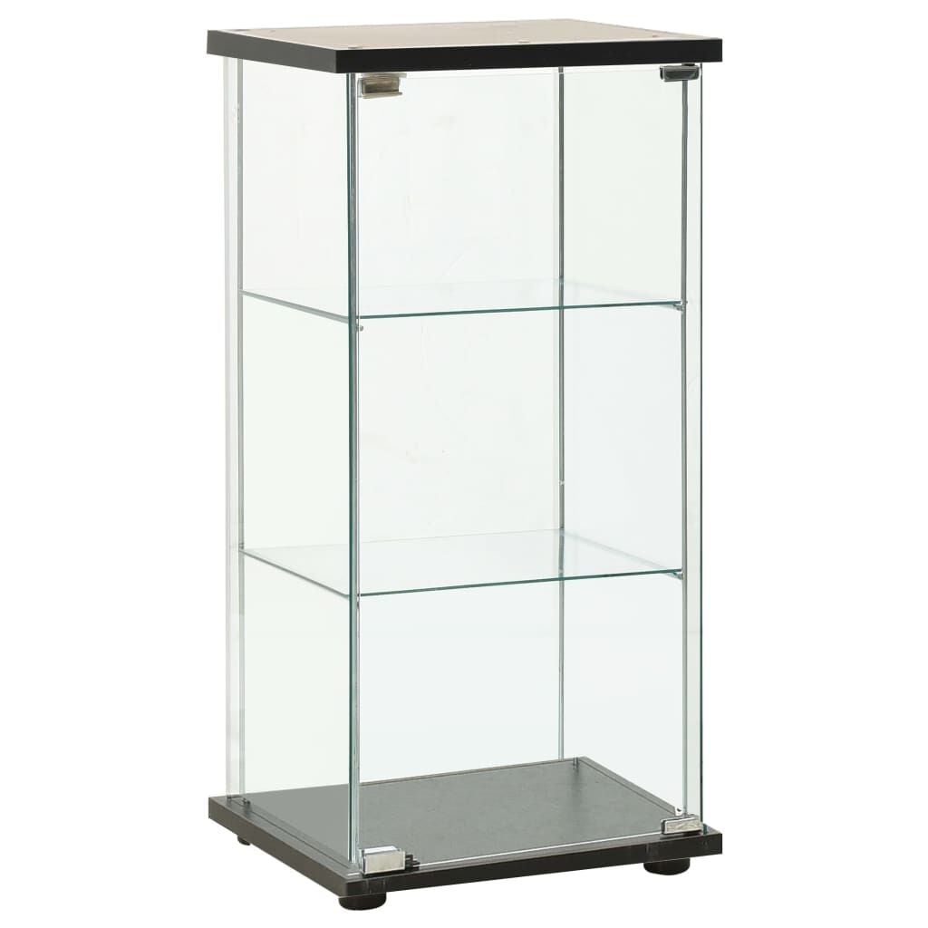 VidaXL Vitrinekast Gehard Glas Zwart - 45% Korting!