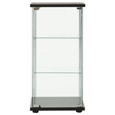 VidaXL Vitrinekast Gehard Glas Zwart - 45% Korting!