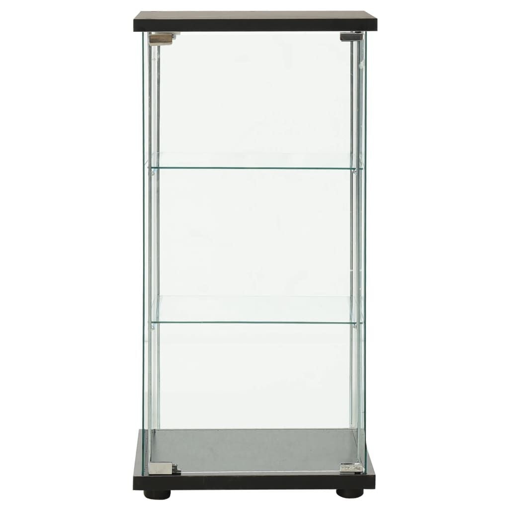 VidaXL Vitrinekast Gehard Glas Zwart - 45% Korting!