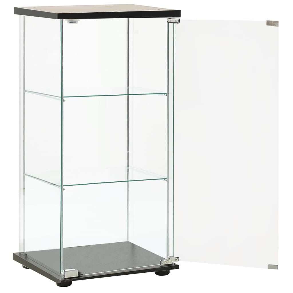VidaXL Vitrinekast Gehard Glas Zwart - 45% Korting!