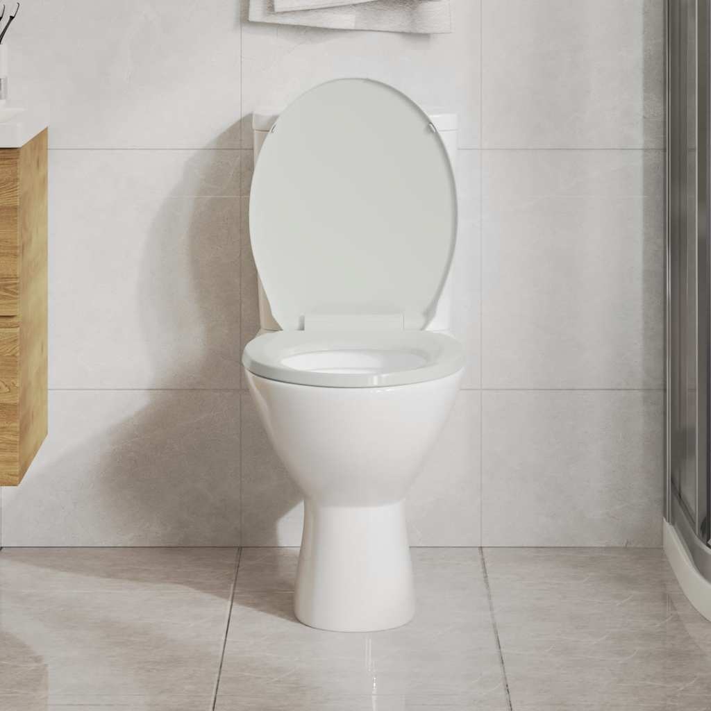 vidaXL Toiletbril Soft-Close Ovaal Wit - 35% Korting!