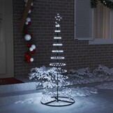 vidaXL LED Kerstboom 184.5cm Koudwit - 55% Korting!