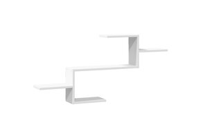 vidaXL Wandschap Wit | 104x15x49 cm | 35% Korting