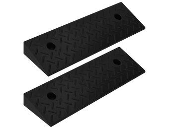 vidaXL Oprijhulpen 2 st. rubber - 50x17,5x5 cm | 35% Korting!