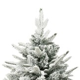 vidaXL Kunstkerstboom 210cm met Sneeuw - 57% Korting