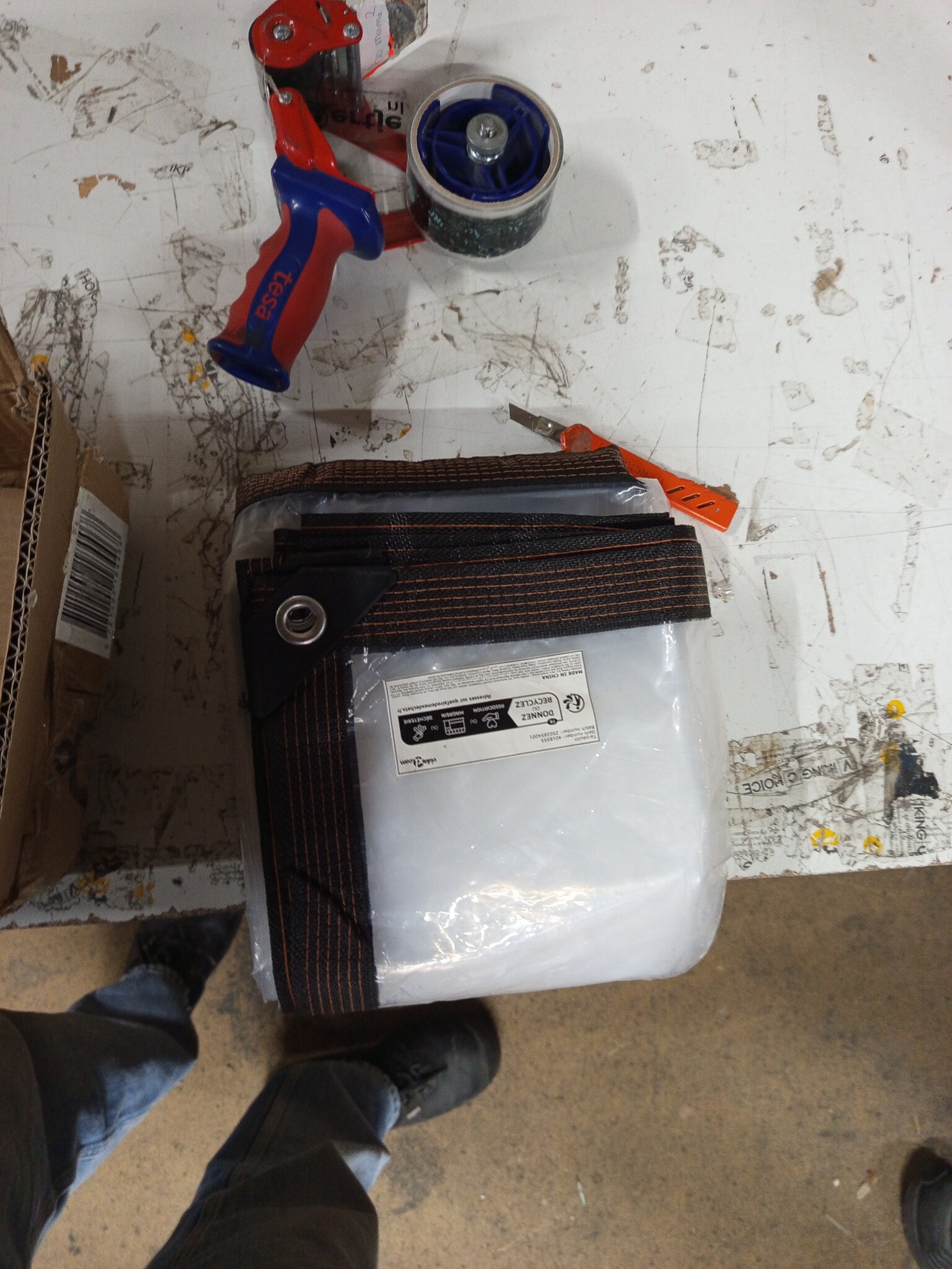 VidaXL Doorzichtig Zeildoek (3x3m) - 55% Korting!