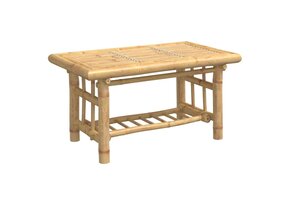 vidaXL Salontafel Bamboe - 70x45x36 cm - 35% Korting