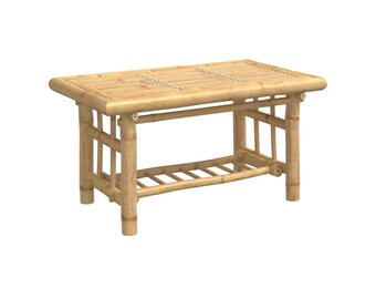 vidaXL Salontafel Bamboe - 70x45x36 cm - 35% Korting