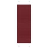 vidaXL Plissé Gordijn Bordeauxrood - 50x100cm | 35% Korting