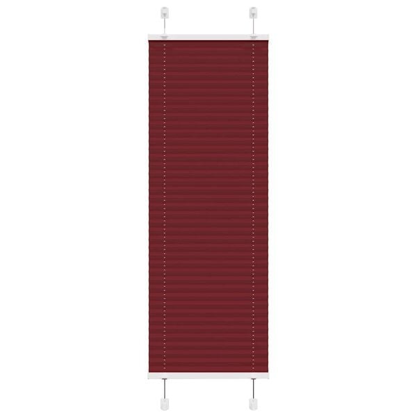 vidaXL Plissé Gordijn Bordeauxrood - 50x100cm | 35% Korting