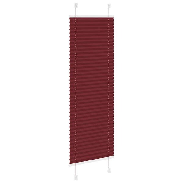 vidaXL Plissé Gordijn Bordeauxrood - 50x100cm | 35% Korting