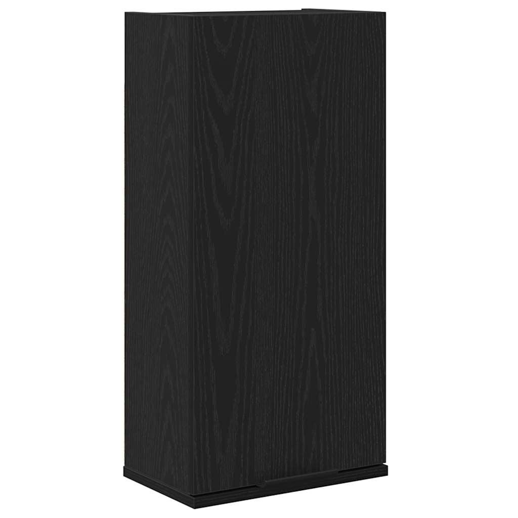vidaXL Wandkast Zwart Eiken (35% Korting) - 32x20x67cm