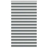 vidaXL Zebra Rolgordijn Donkergrijs | 135x200 cm | 35% Korting