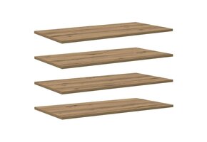 vidaXL Boekenplank Bord 4 pcs Bruin | 41% Korting