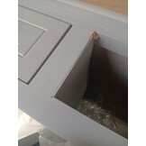 vidaXL Bureau Paulowniahout Grijs - 60% Korting!