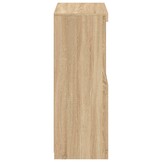 vidaXL Bijzetkast Sonoma Eiken met LED - 64% Korting!