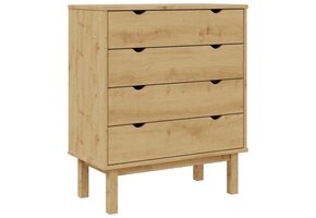 vidaXL Ladekast OTTA Grenenhout - 41% Korting