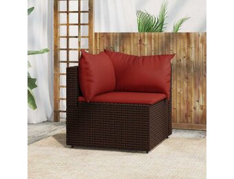 vidaXL Tuinhoekbank Poly Rattan Bruin - 65% Korting!