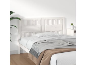 vidaXL Hoofdbord Massief Grenenhout Wit - 76% Korting!