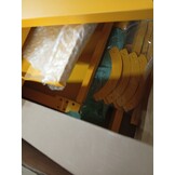 VidaXL Hoge Kast Staal Mosterdgeel - 60% Korting!