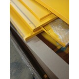 VidaXL Hoge Kast Staal Mosterdgeel - 60% Korting!