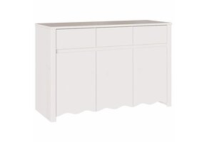 vidaXL Dressoir Wit 114x43x75.5 cm (47% Korting)
