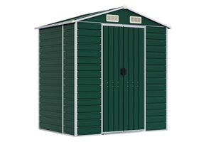 vidaXL Tuinschuur Groen - 191x130x198 cm | 55% Korting