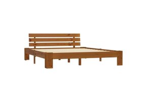 vidaXL Grenenhouten Bedframe 160x200 cm - 47% Korting
