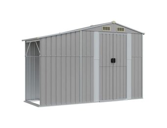 vidaXL Tuinschuur Gegalvaniseerd Staal (277x93x179 cm) - 35% Korting