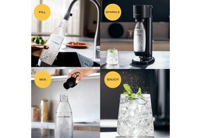 SodaStream Gaia Bruiswatertoestel Zwart (37% Korting)