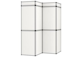 vidaXL Promotiewand 12 panelen - 242x200 cm Wit - 64% Korting!