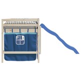 vidaXL Gordijnen Hoogslaper Polyester Blauw - 30% Korting!