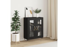 vidaXL Dressoir Zwart (69,5x34x90 cm) - 55% Korting!