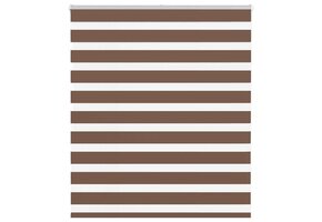 vidaXL Zebra Rolgordijn - Bruin (65% korting)