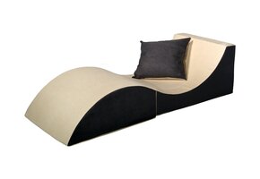 Relax Sofa Opvouwbaar Beige & Grijs - 41% Korting