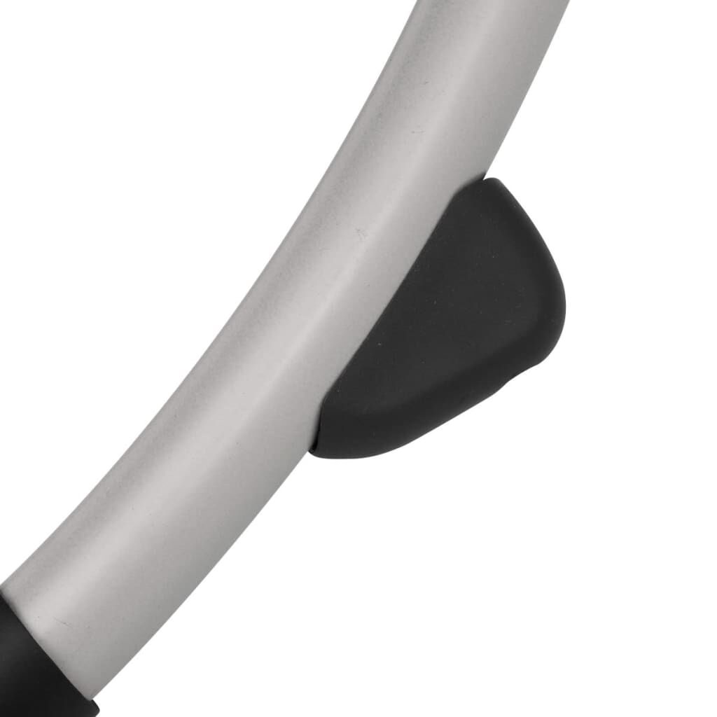 vidaXL Geometrisch Ligbed - Zwart/Grijs Staal - 64% Korting!