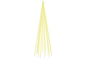 vidaXL Vlaggenmast Kerstboom 732 LED Warmwit - 62% Korting!