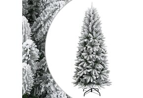 vidaXL Kunstkerstboom met Sneeuw 180 cm - 65% Korting