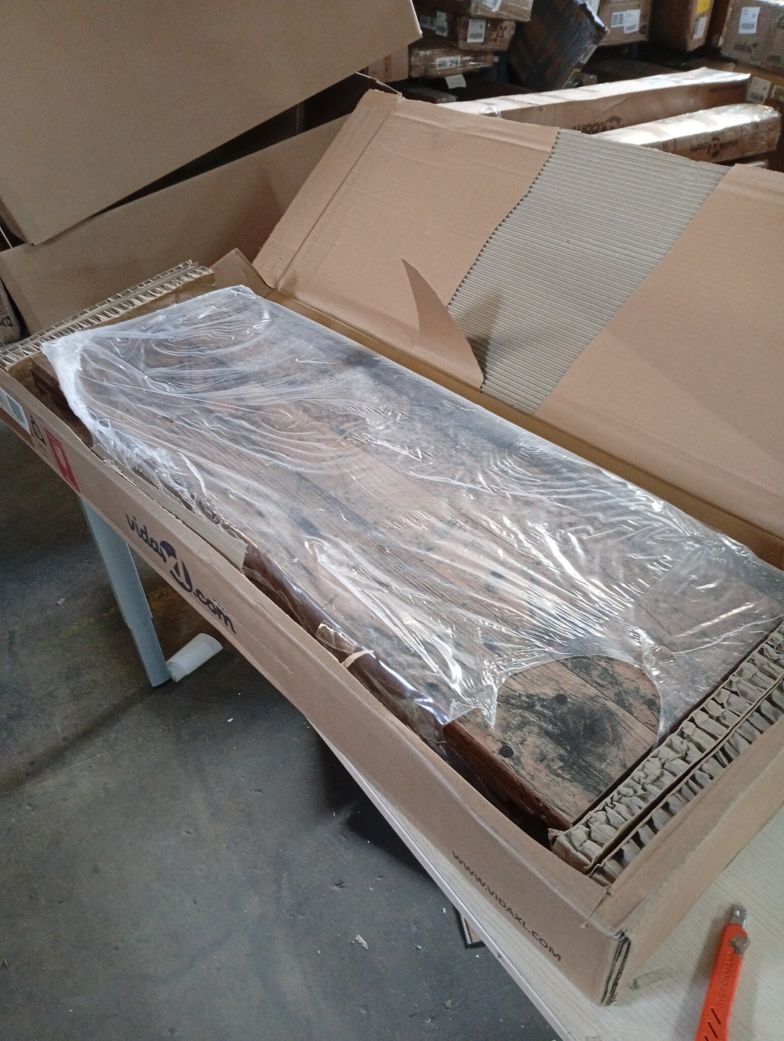 vidaXL Dressoir Oud hout 76% korting! - 41x37x100cm