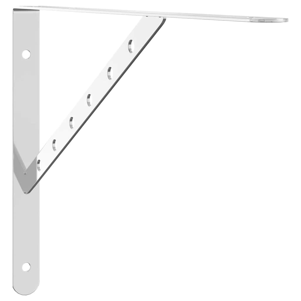 vidaXL Plankdragers RVS 4 stuks (40x2.5x25 cm) - 65% Korting!