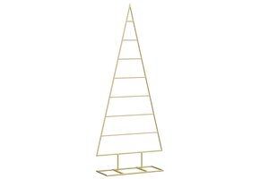 vidaXL Kerstboom Metaal Zwart 125 cm - Nu met 65% korting!