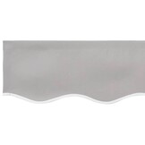 vidaXL Vervangingsdoek Zonnescherm Lichtgrijs 400x350cm - 65% Korting