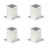 VidaXL Paalankers (4 st.) Gegalvaniseerd Metaal - 64% Korting!