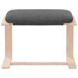 vidaXL Voetenbank Donkergrijs 51x41x40 cm - Nu met 65% Korting!