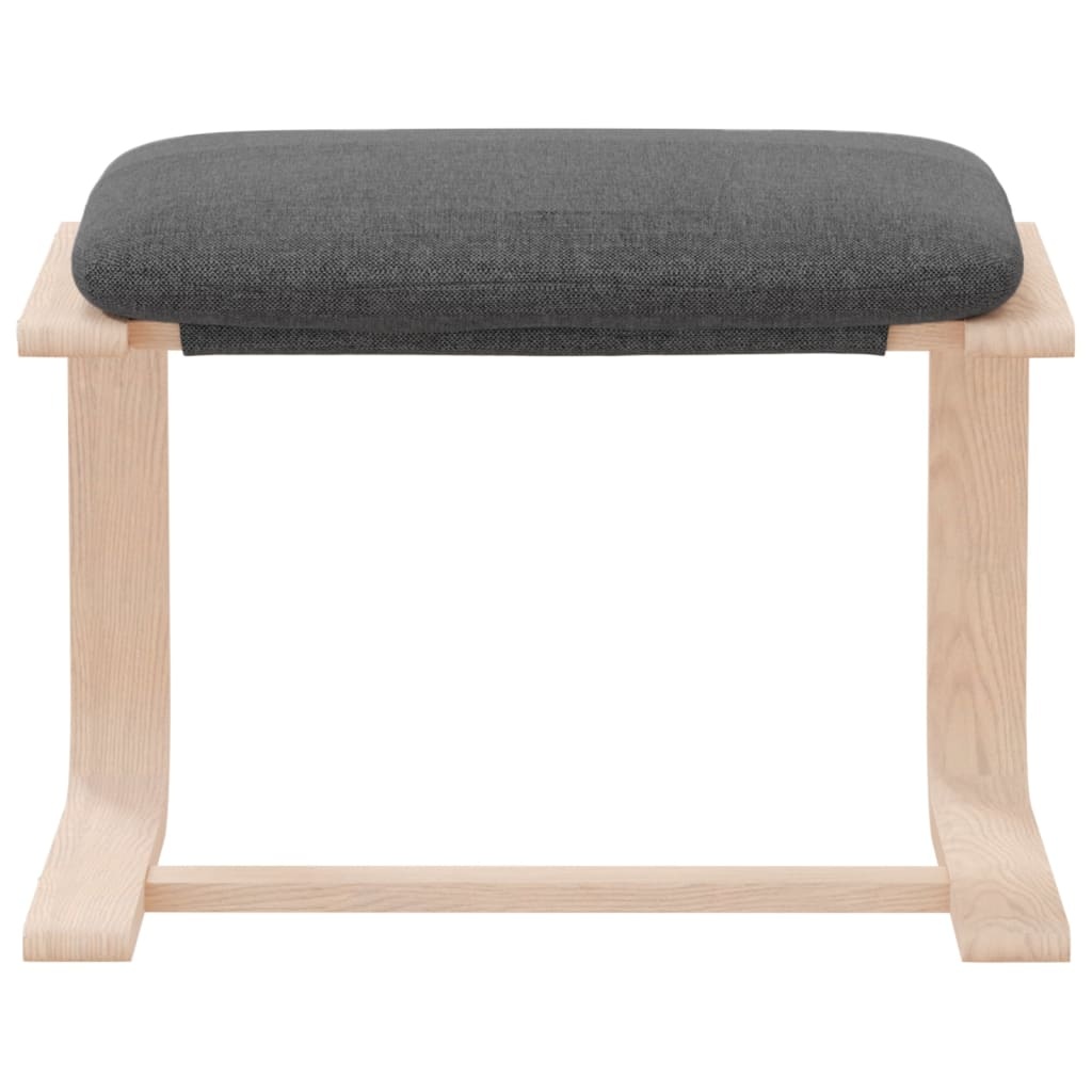 vidaXL Voetenbank Donkergrijs 51x41x40 cm - Nu met 65% Korting!