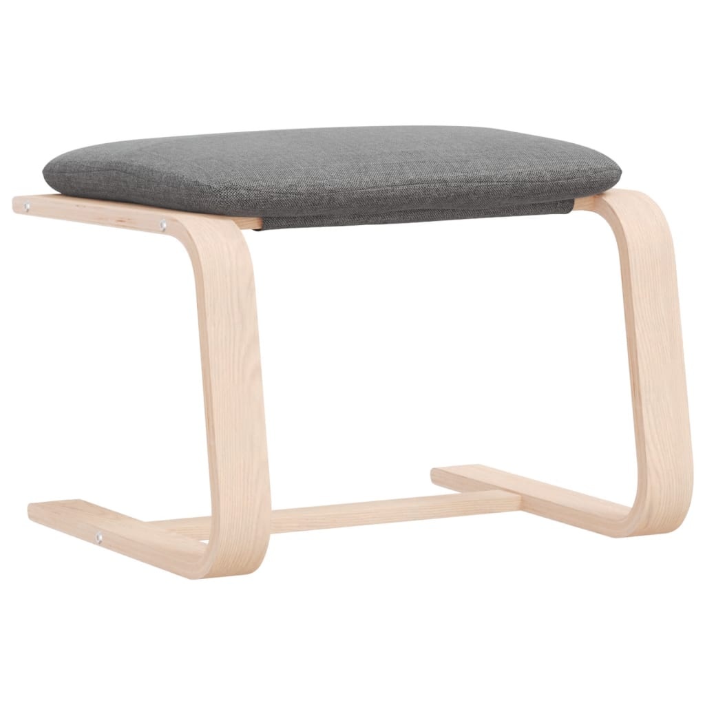 vidaXL Voetenbank Donkergrijs 51x41x40 cm - Nu met 65% Korting!