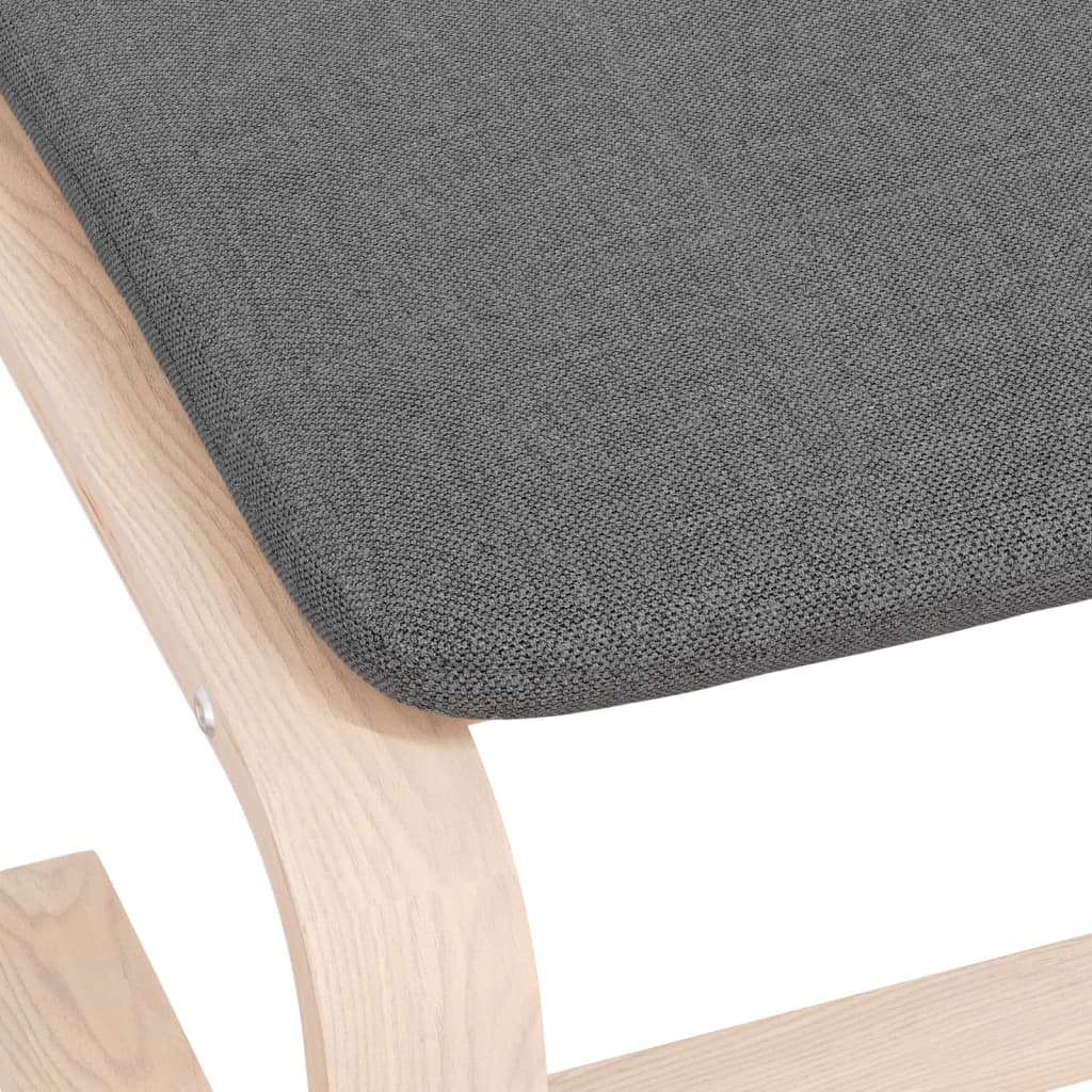 vidaXL Voetenbank Donkergrijs 51x41x40 cm - Nu met 65% Korting!