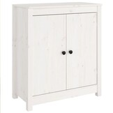 vidaXL Dressoir Grenenhout Wit - 67% Korting