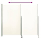 vidaXL Uittrekbaar Tuinscherm 160x300cm Crème - 76% Korting!